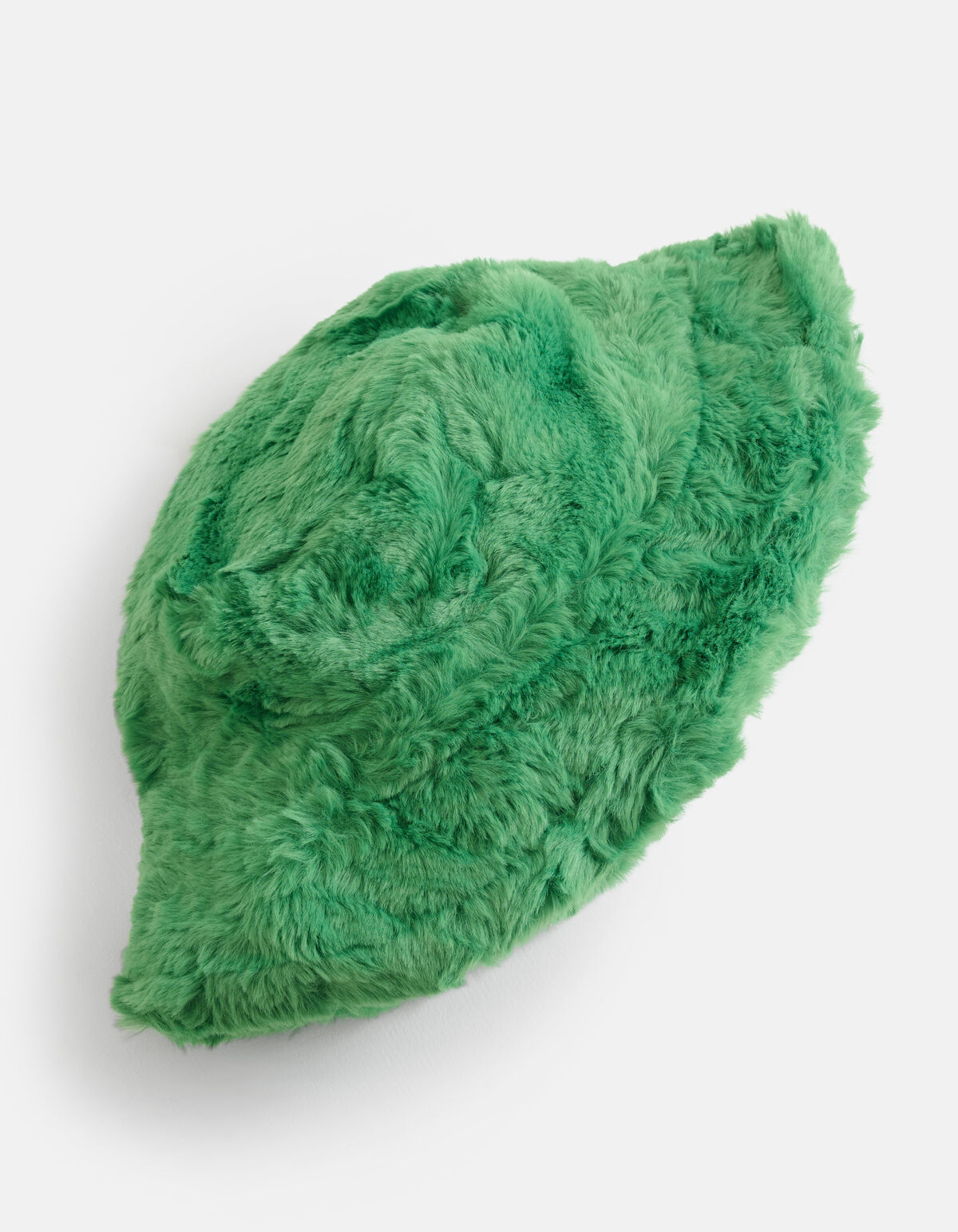 Faux Fur Hoed Groen SHOEBY ACCESSOIRES
