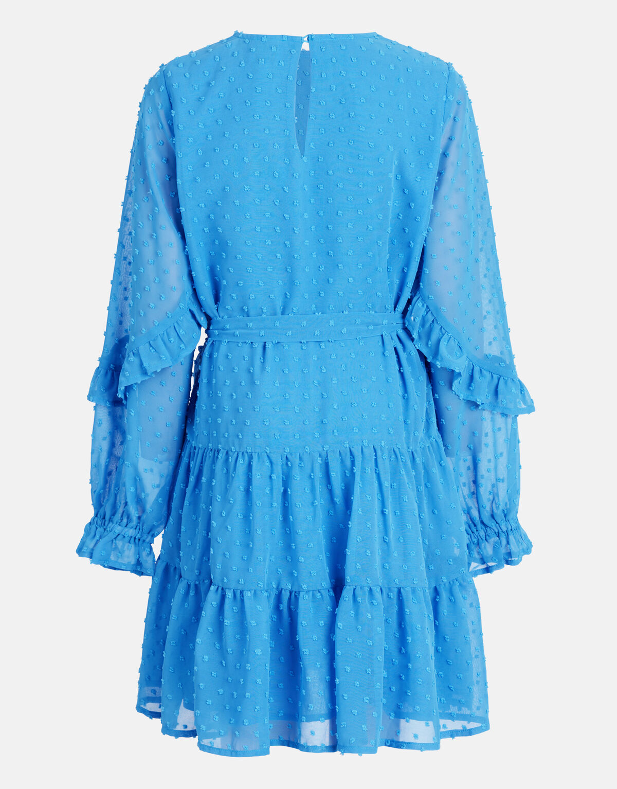 Chiffon Dot Jurk Blauw SHOEBY GIRLS