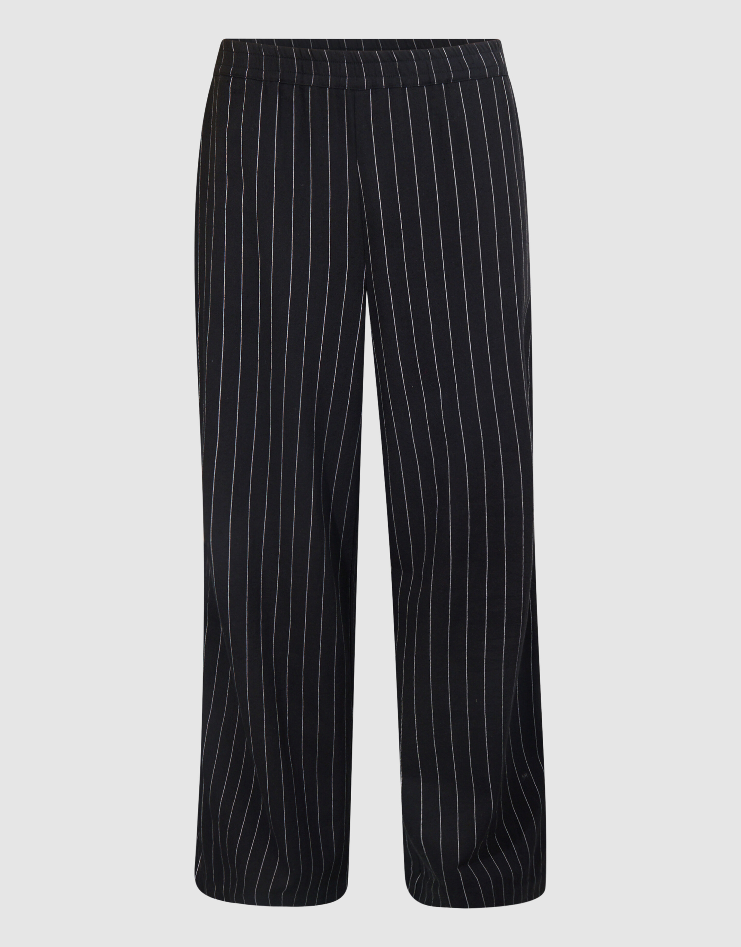 Pinstripe Wide Leg Fit Broek Donkergrijs By Mieke SHOEBY WOMEN