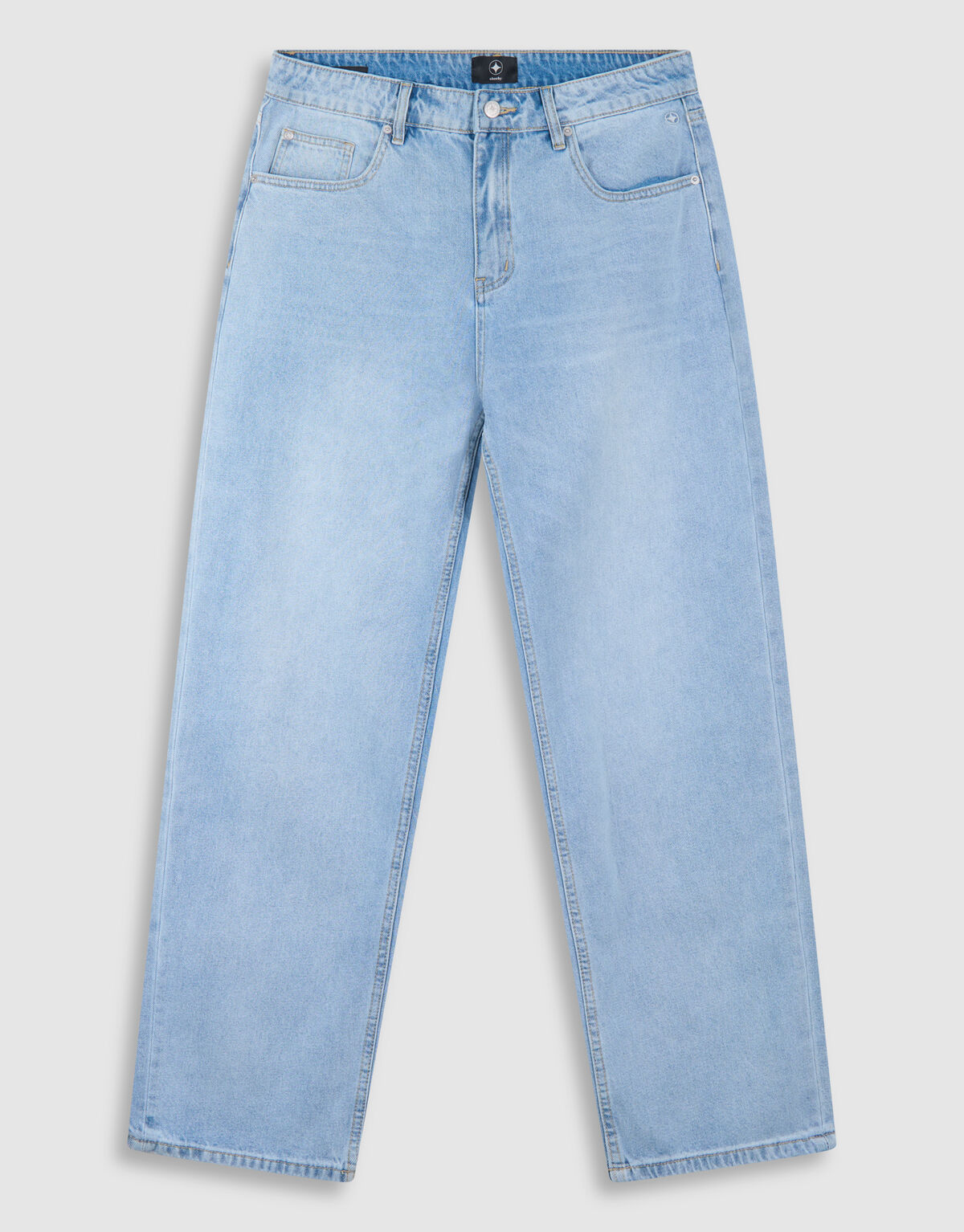 Baggy Fit Jeans Bleached L34 SHOEBY MEN