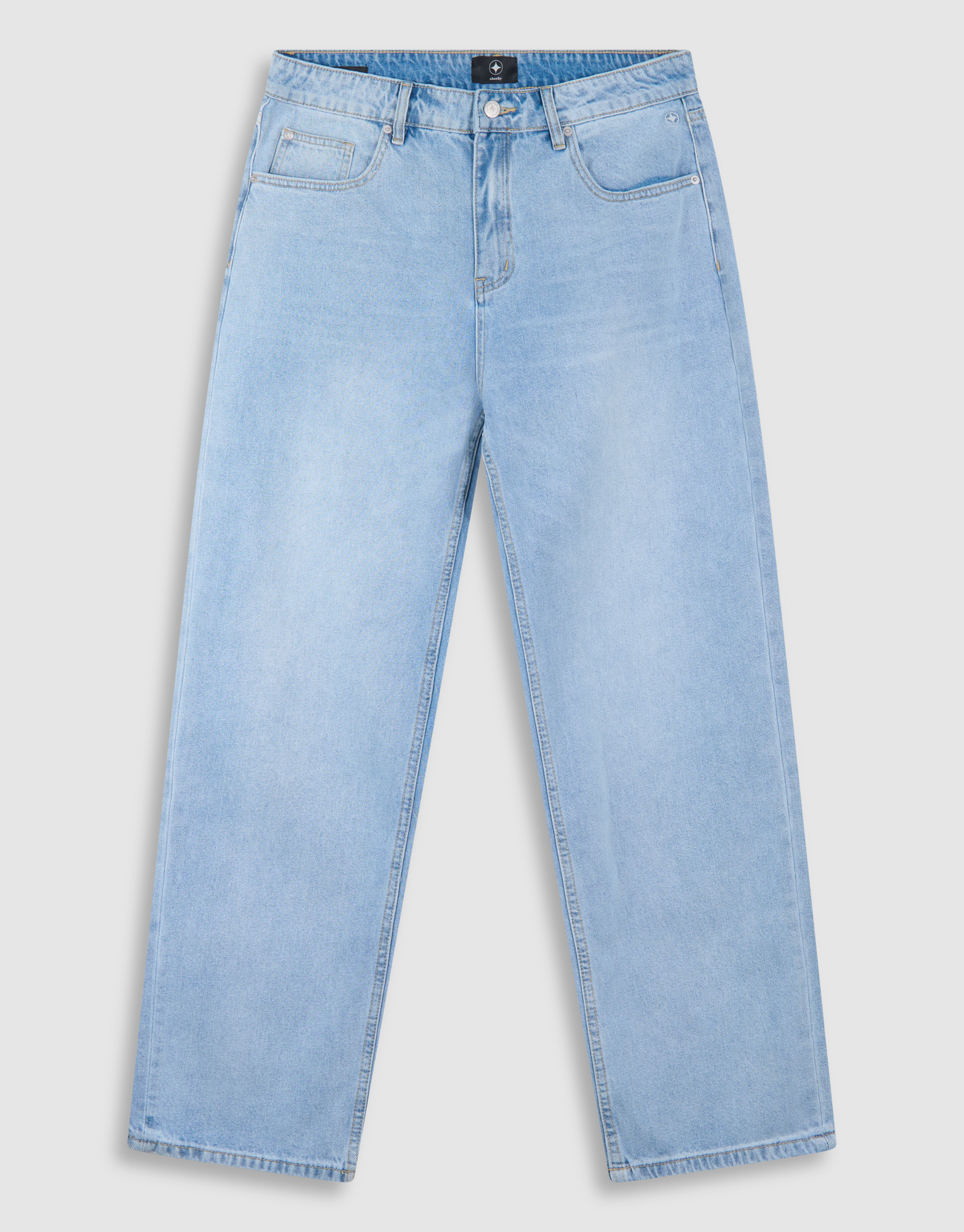 Baggy Fit Jeans Bleached L34 SHOEBY MEN