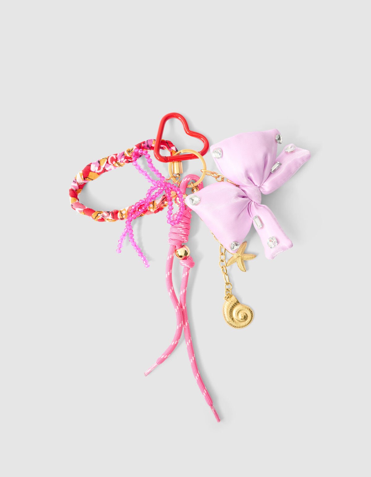 Strik Bag Charm Roze SHOEBY ACCESSOIRES