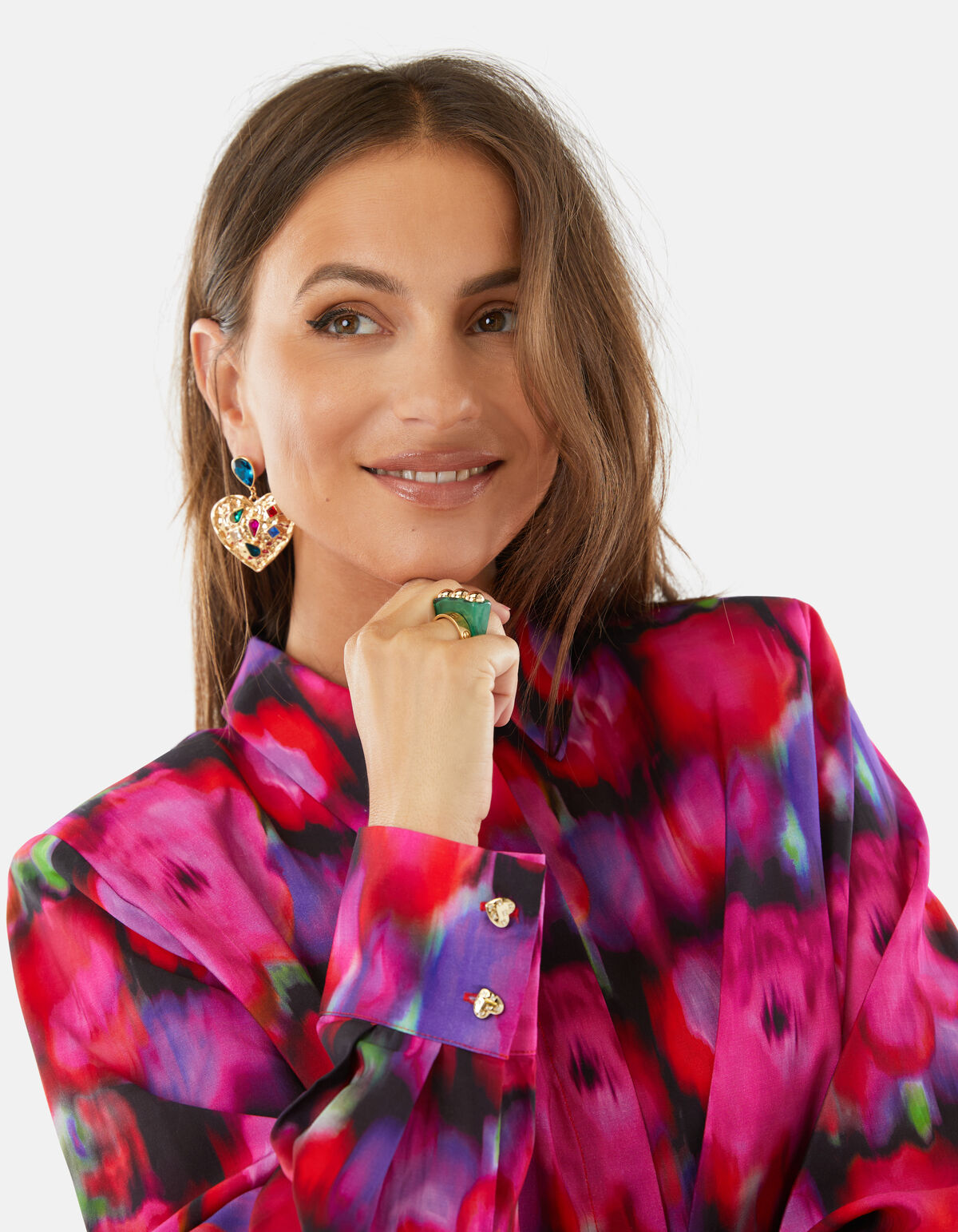 Printed Blouse Roze By Lizzy SHOEBY WOMEN