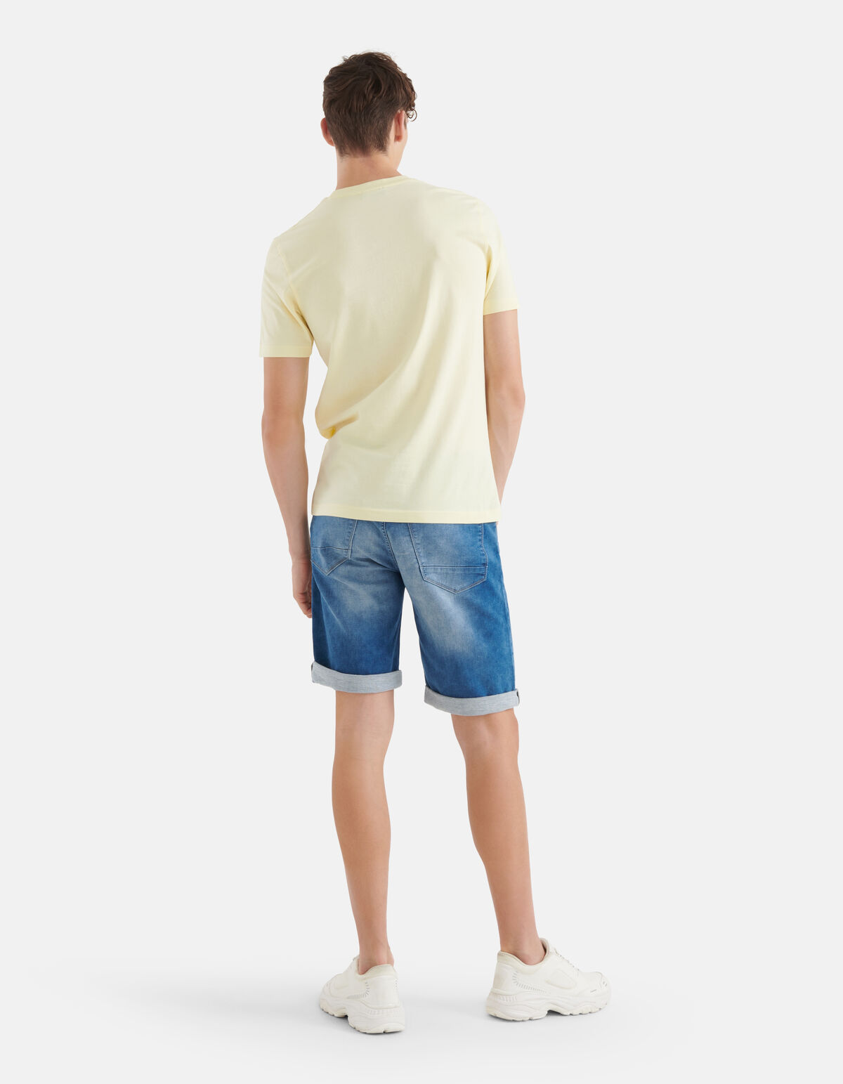 Artwork T-shirt Lichtgeel SHOEBY MEN