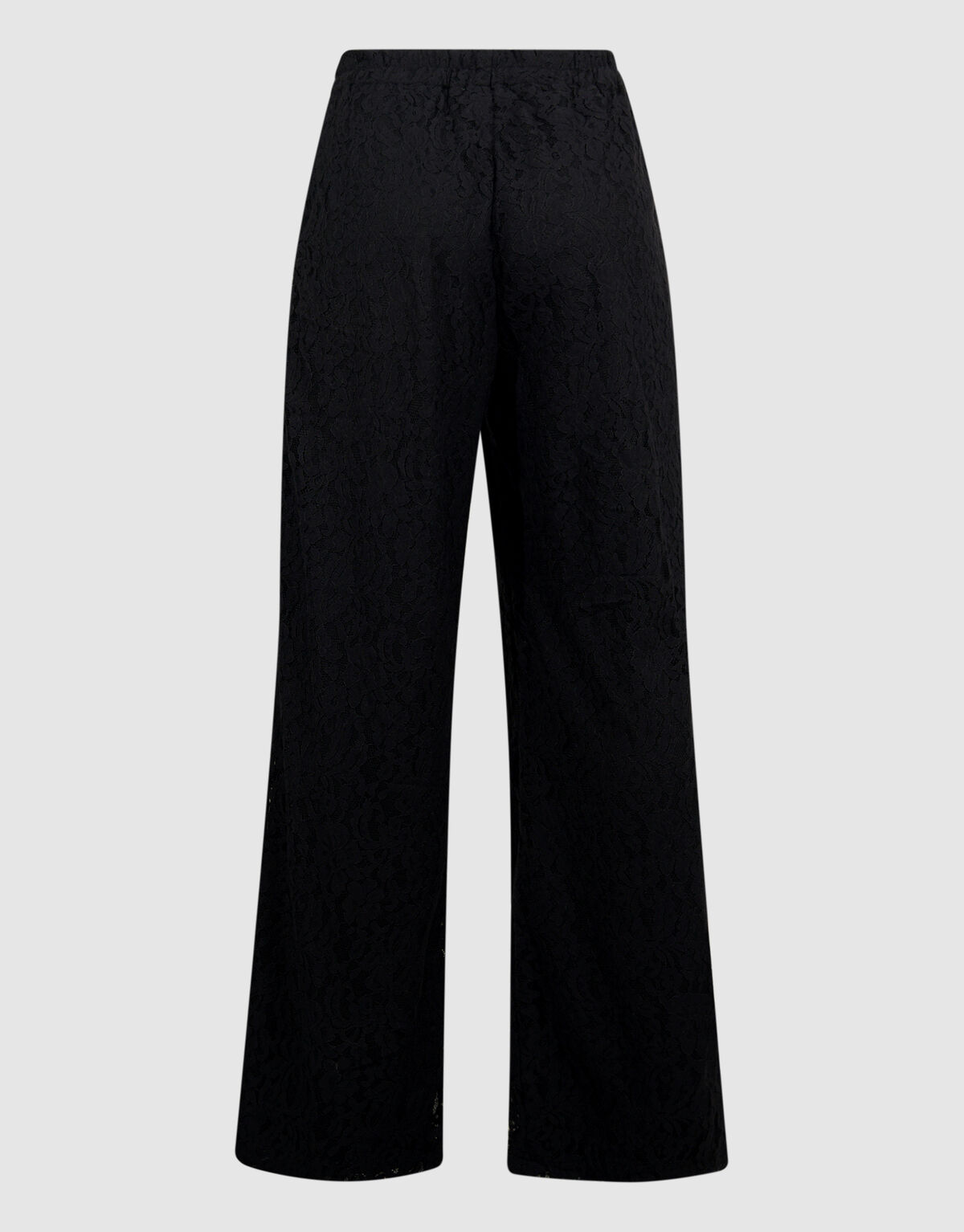 Kanten Wide Leg Broek Zwart SHOEBY WOMEN