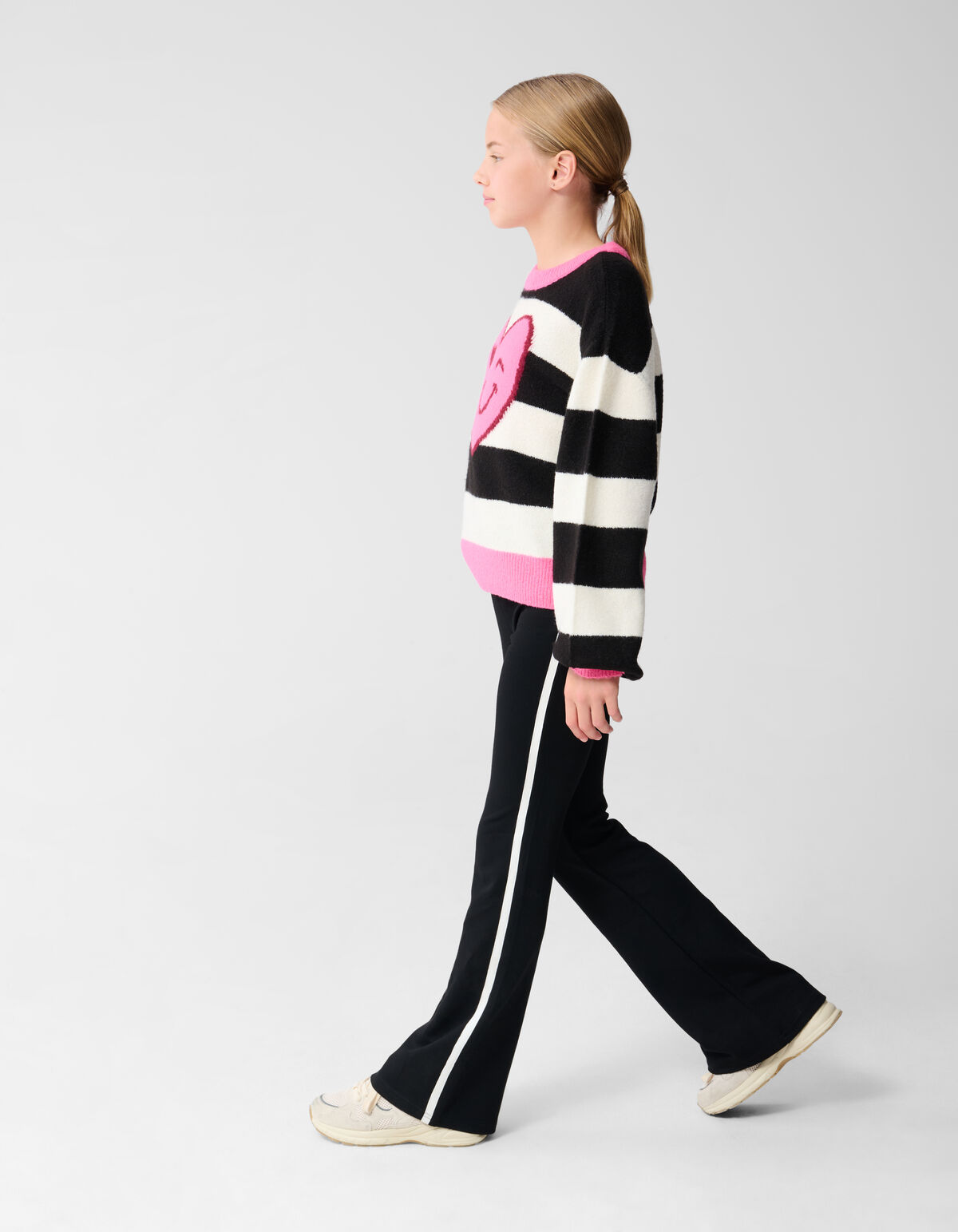 Sporty Flared Broek Zwart SHOEBY GIRLS