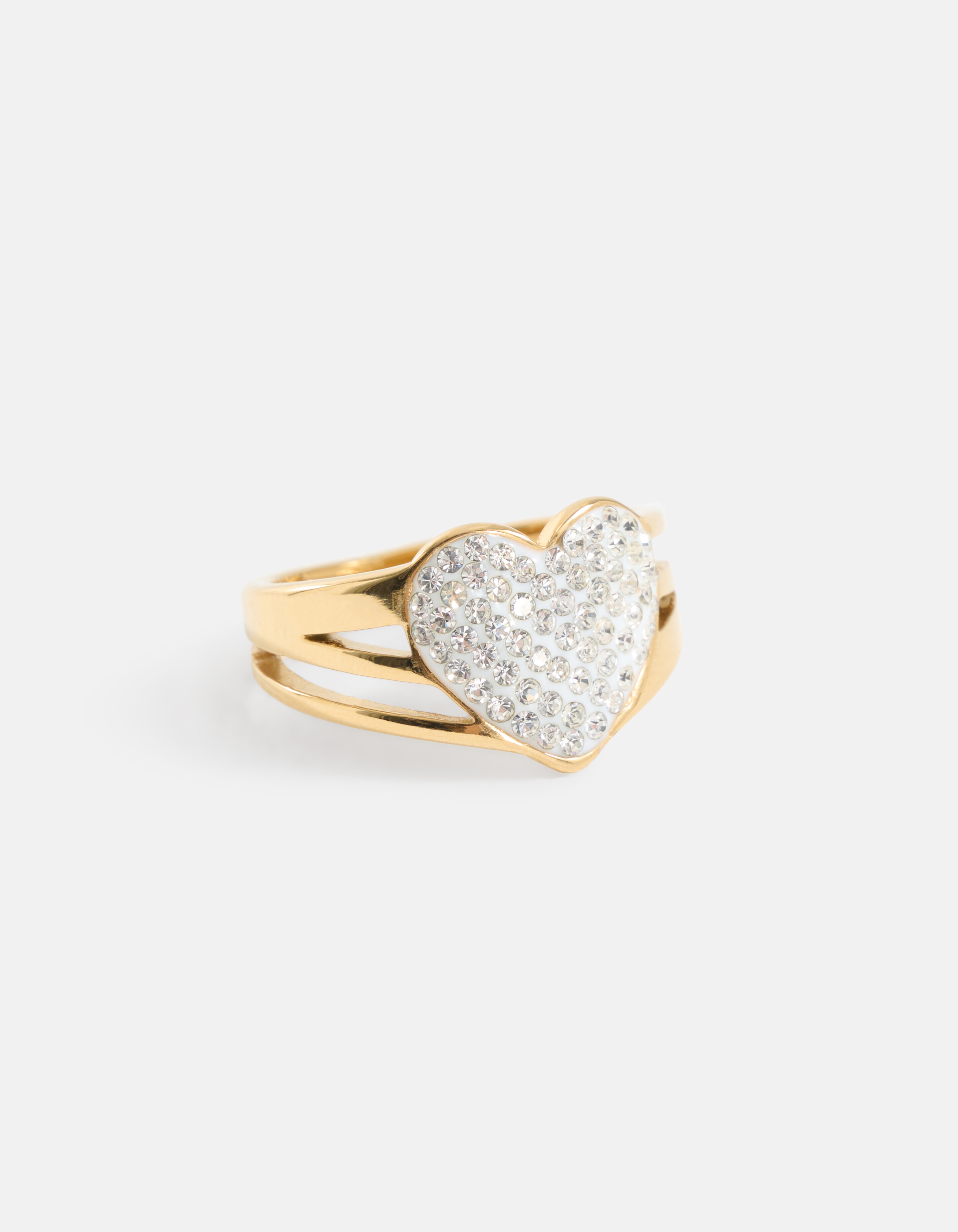 Strass Heart Ring SHOEBY ACCESSOIRES