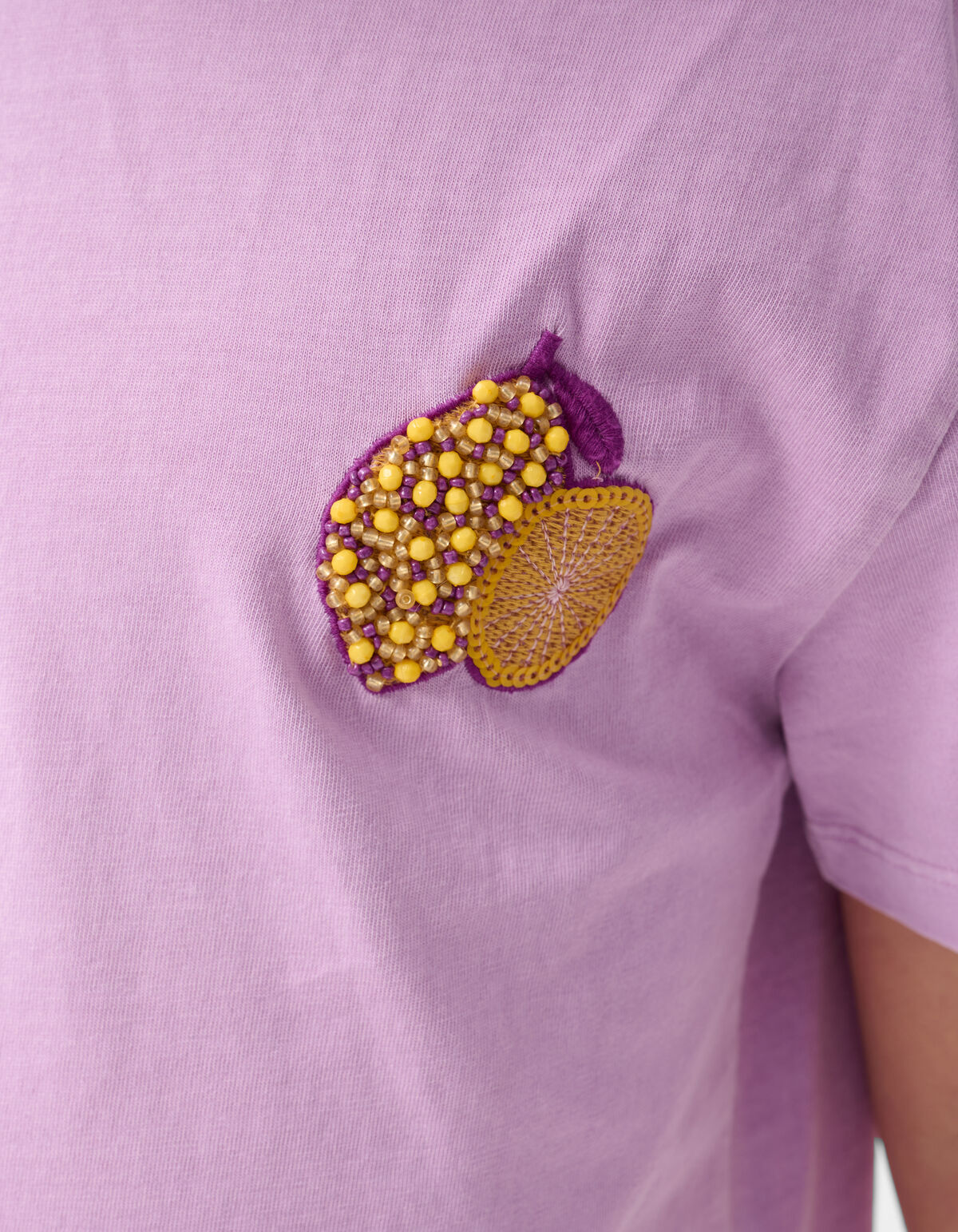 Lemon Patch Artwork T-shirt Lichtpaars SHOEBY GIRLS