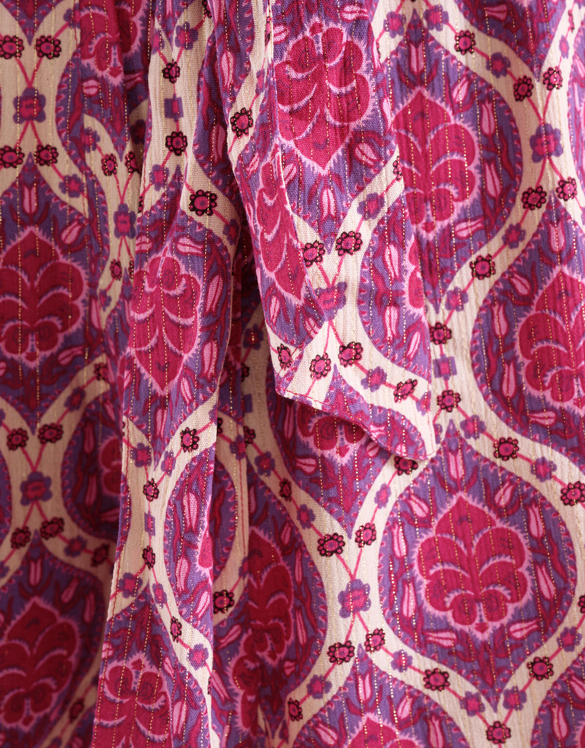 Grafische Lurex Short Paars SHOEBY WOMEN