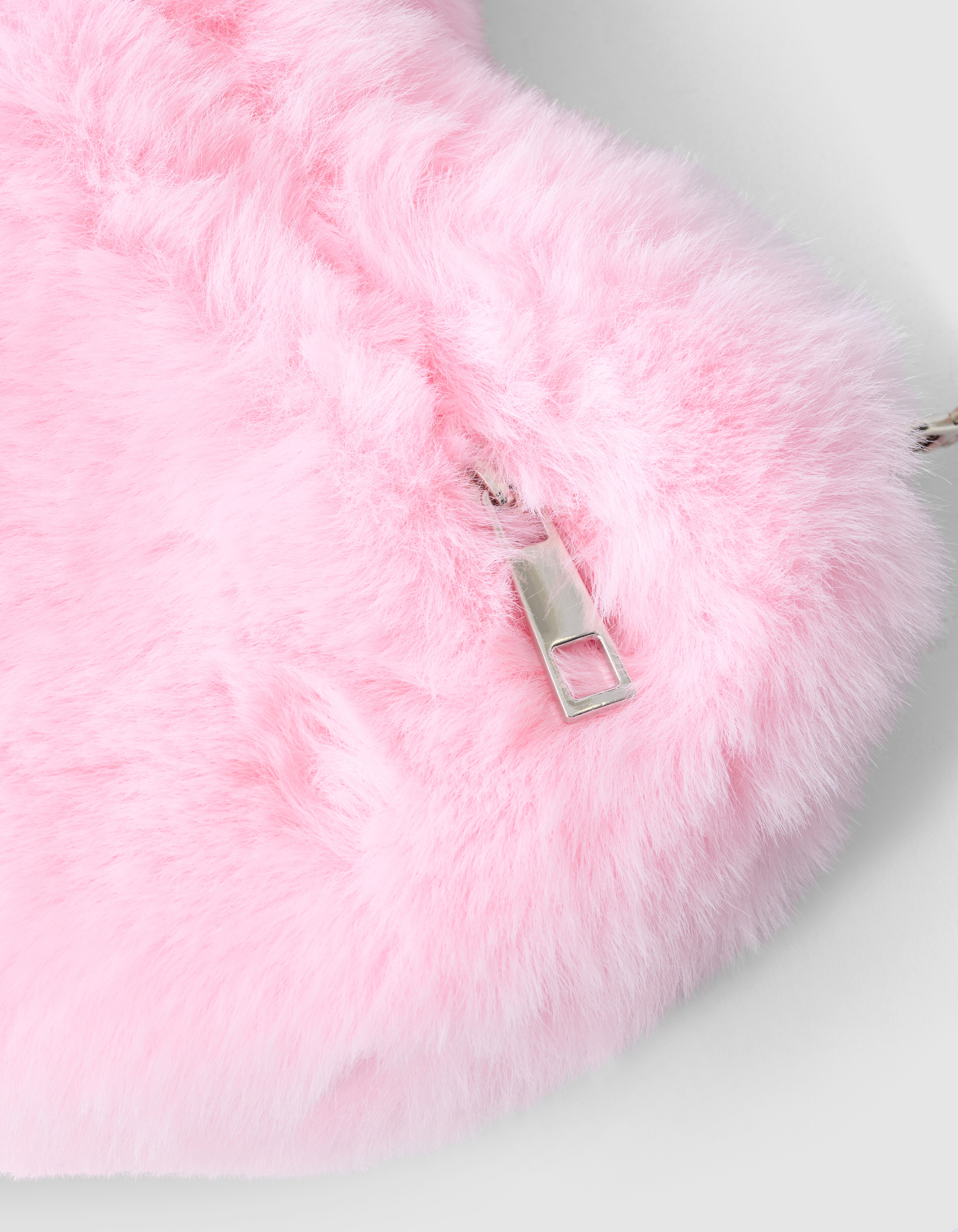 Fluffy Fur Heart Tas Lichtroze SHOEBY ACCESSOIRES