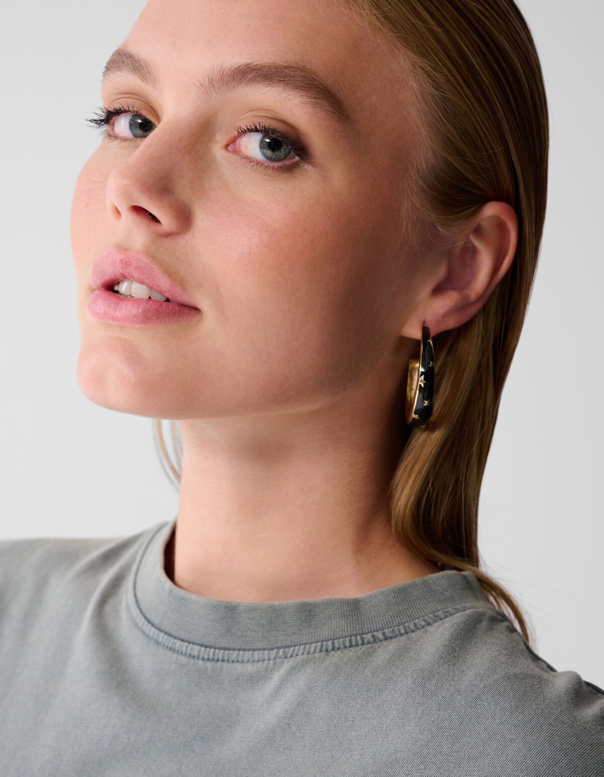 Star Hoop Oorbellen Goud SHOEBY ACCESSOIRES