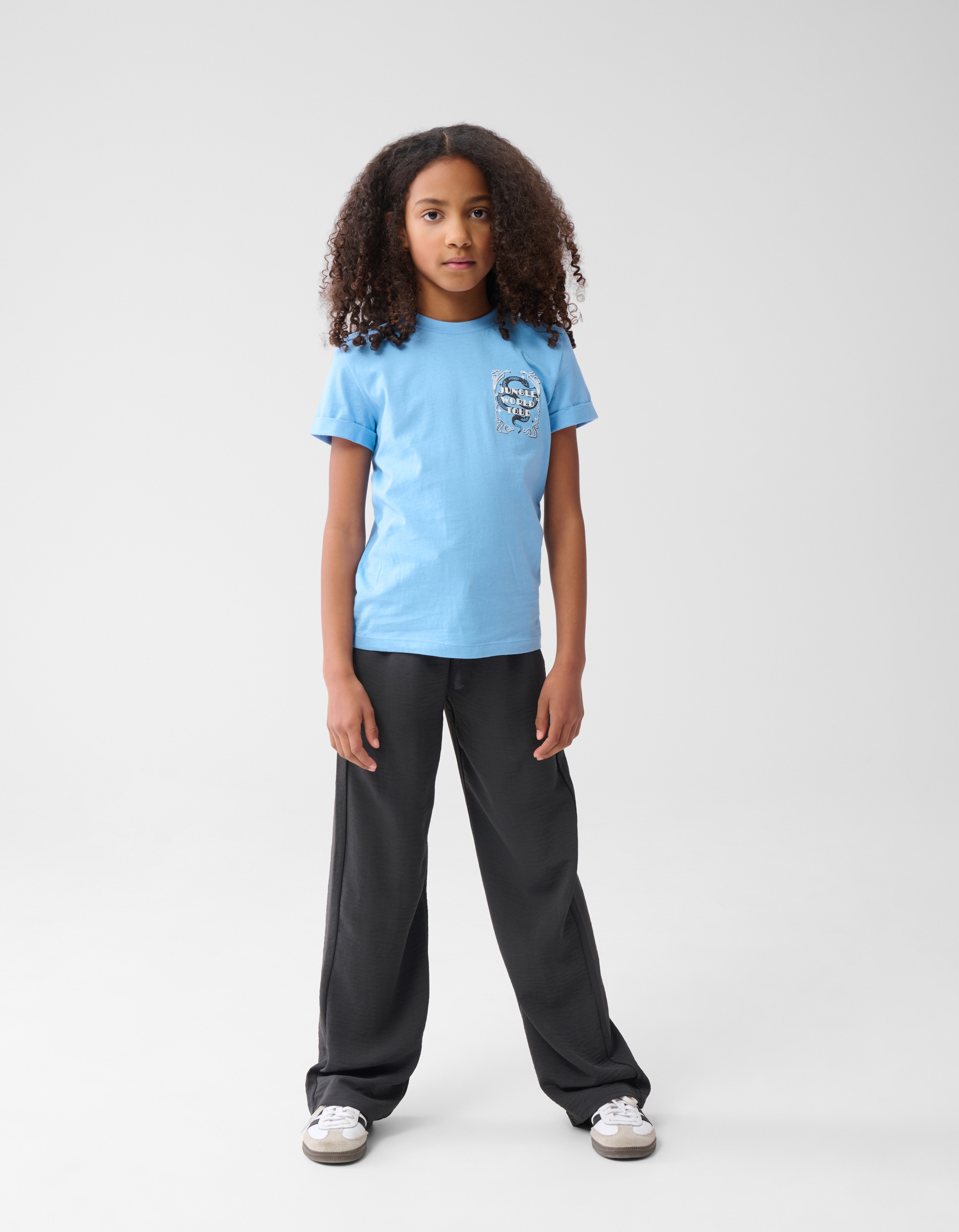 Artwork T-shirt Blauw SHOEBY GIRLS