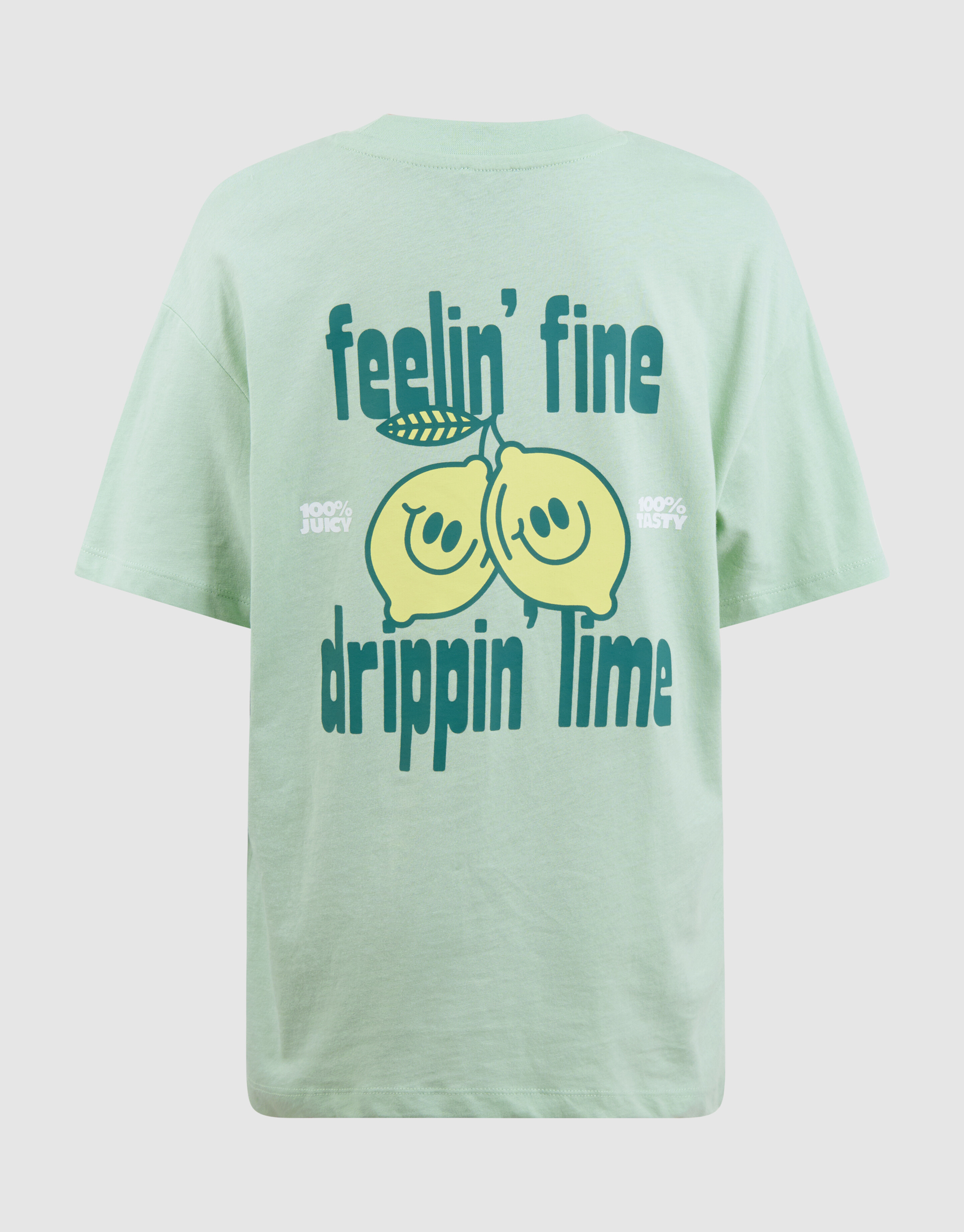 Dripping Artwork T-shirt Lichtgroen SHOEBY BOYS