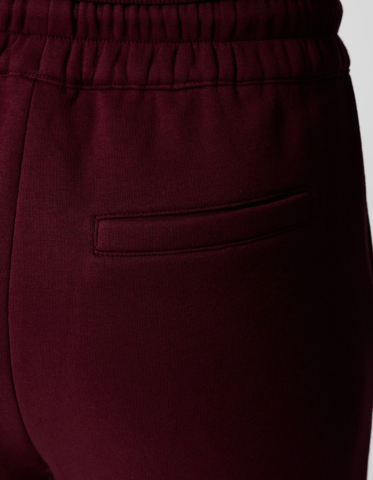 Wide Leg Jogger Broek Donkerrood SHOEBY WOMEN