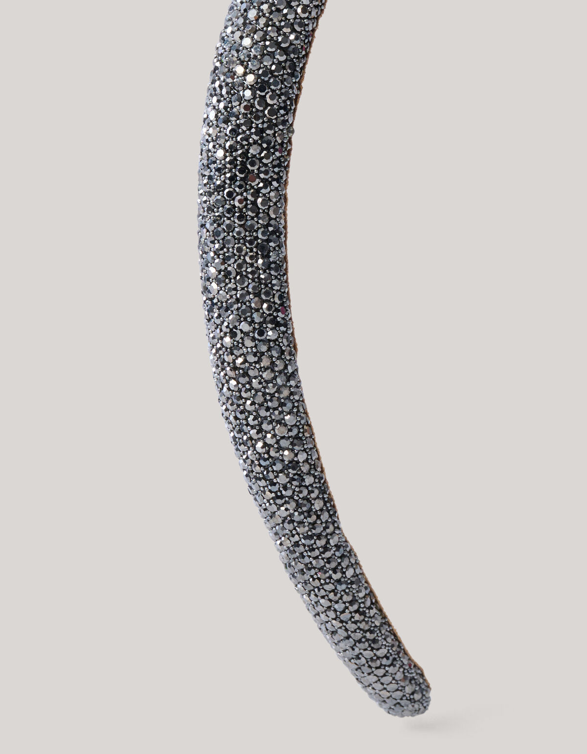 Strass Haarband Donkergrijs SHOEBY ACCESSOIRES