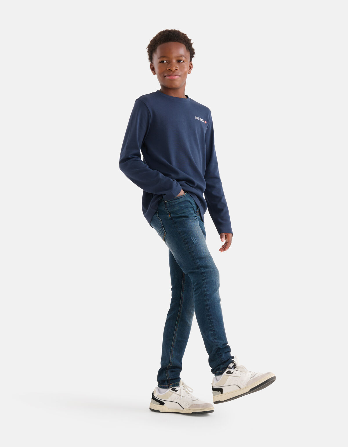 Artwork Longsleeve Donkerblauw SHOEBY BOYS