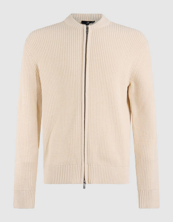 Gebreid Bomber Jack Zand SHOEBY MEN