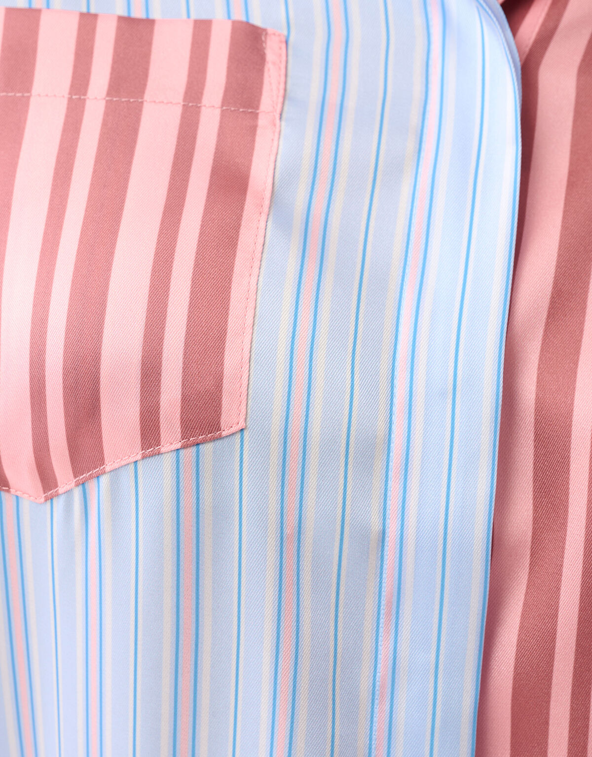 Printed Pinstripe Blouse SHOEBY WOMEN