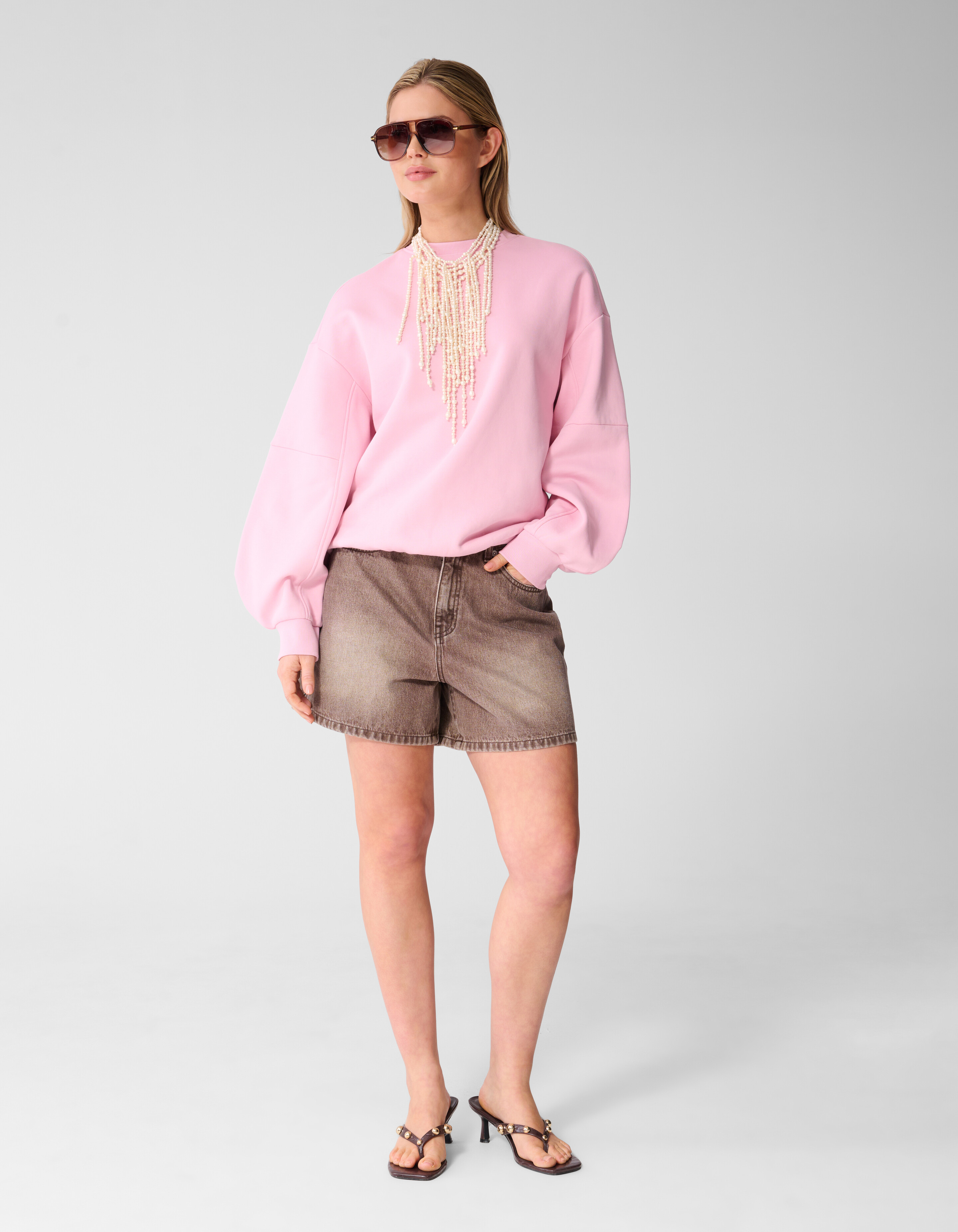 Oversized Big Sleeve Sweater Lichtroze SHOEBY WOMEN