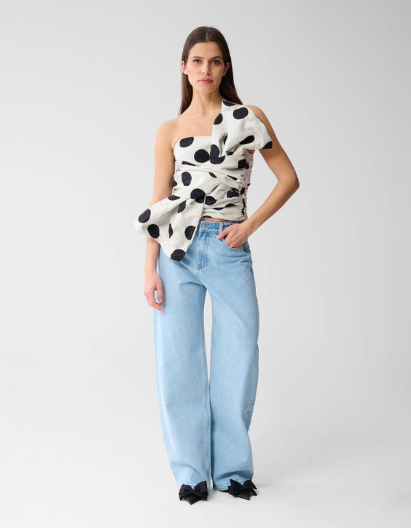 Barrel Fit Jeans Bleached By Monica SHOEBY WOMEN