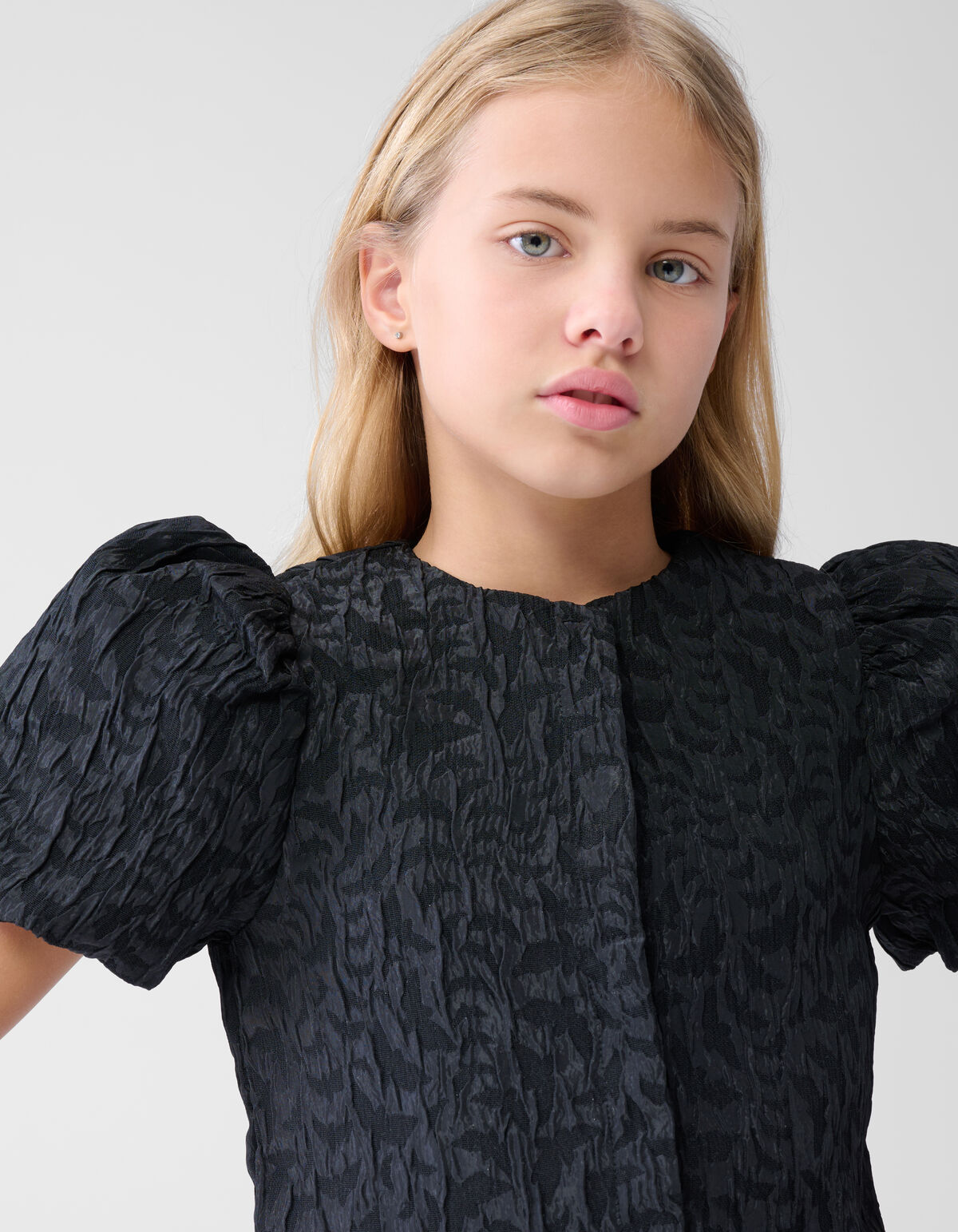 Pofmouwen Blazer Zwart SHOEBY GIRLS