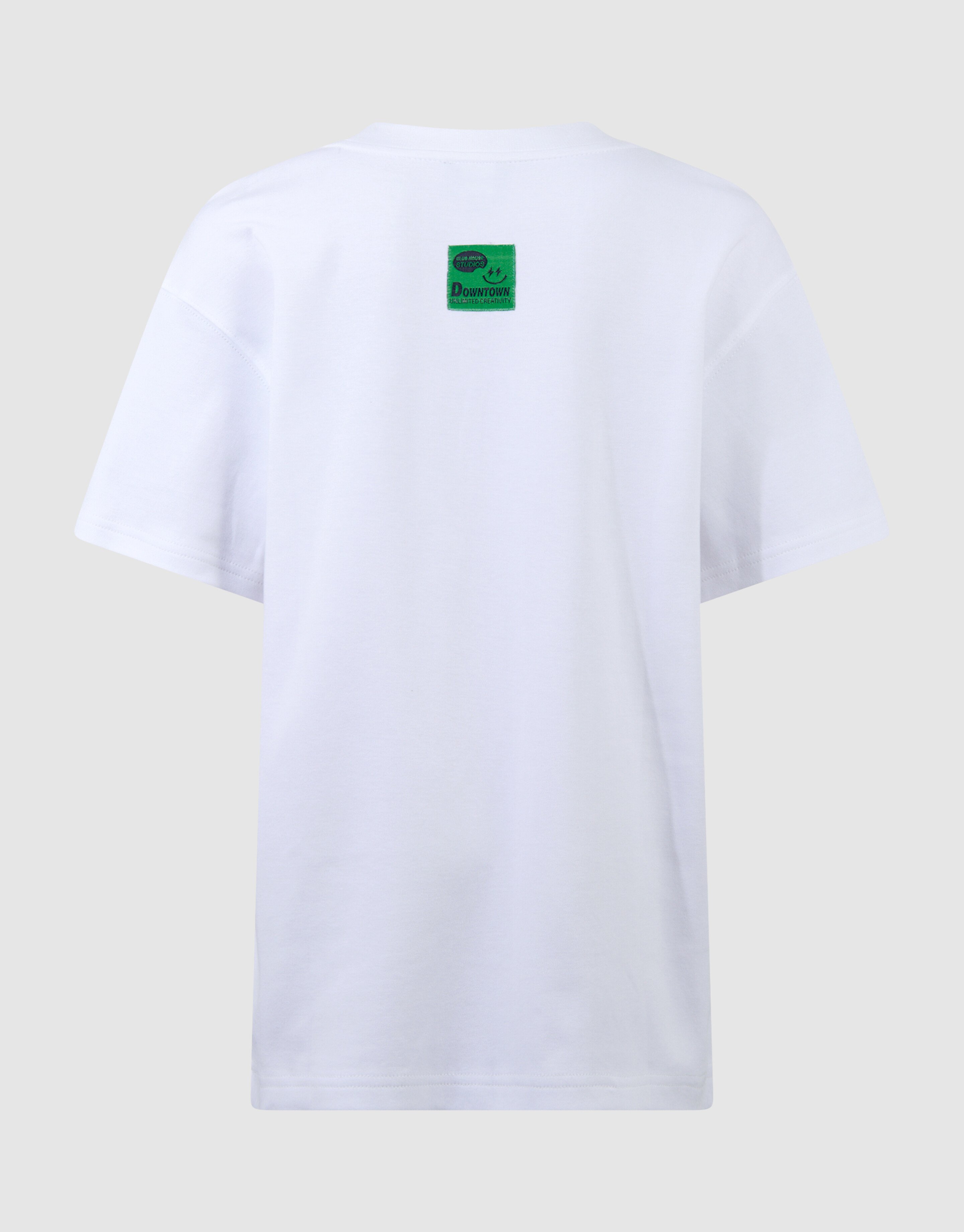 Downtown Artwork T-shirt Wit SHOEBY BOYS