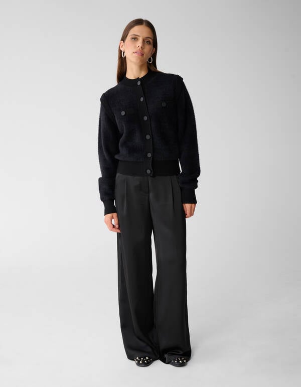 Button Vest Zwart By Mieke SHOEBY WOMEN