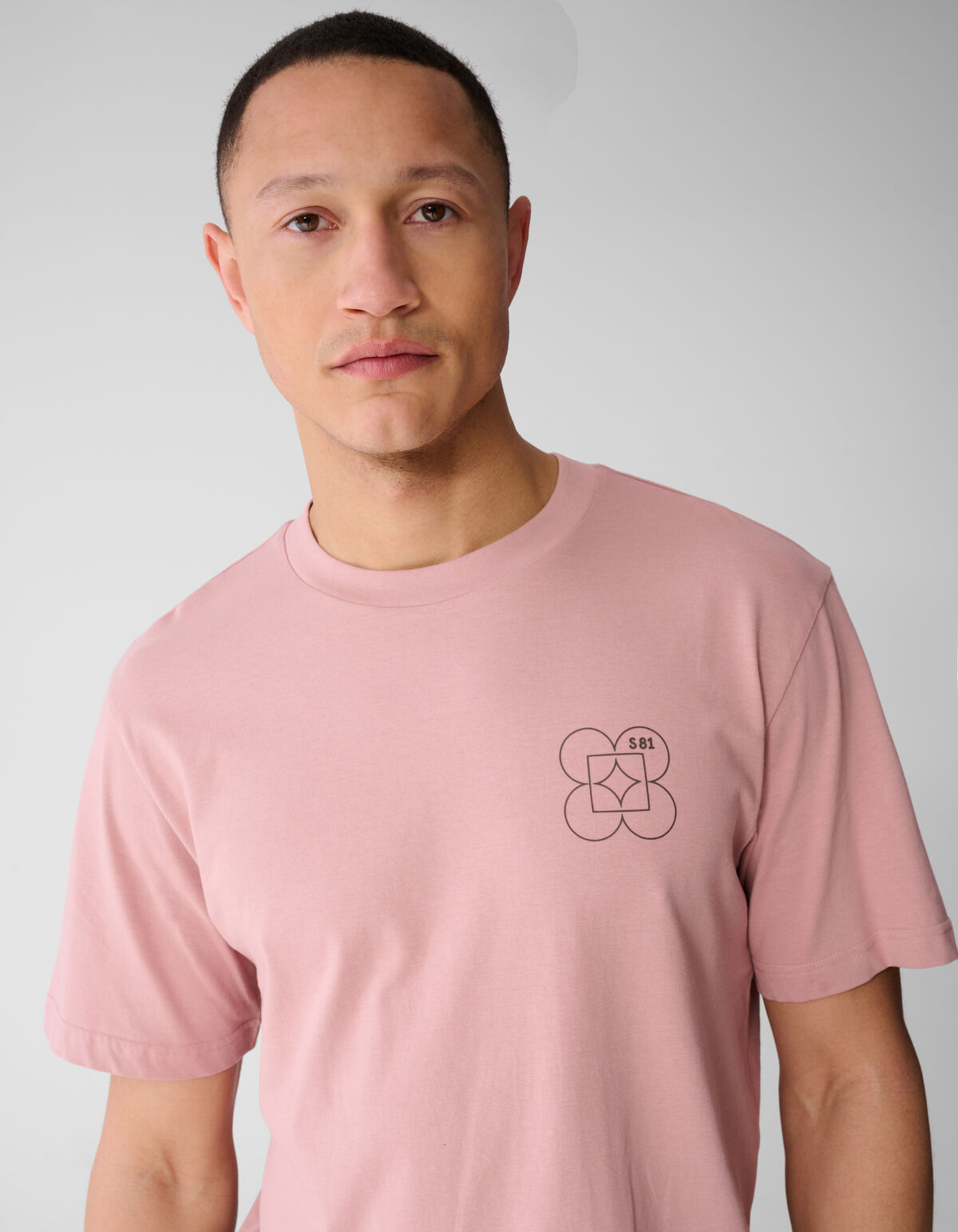 Spark Artwork T-shirt Roze SHOEBY MEN