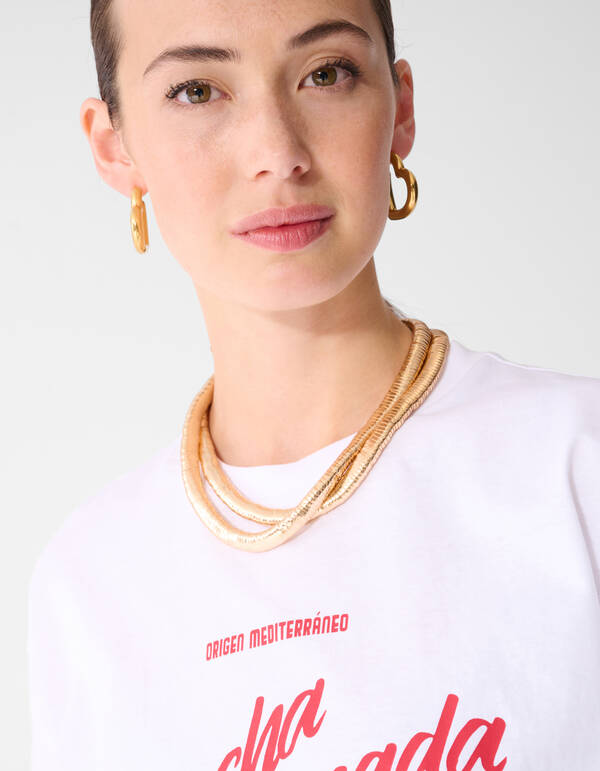 Granada Artwork T-shirt Wit SHOEBY WOMEN