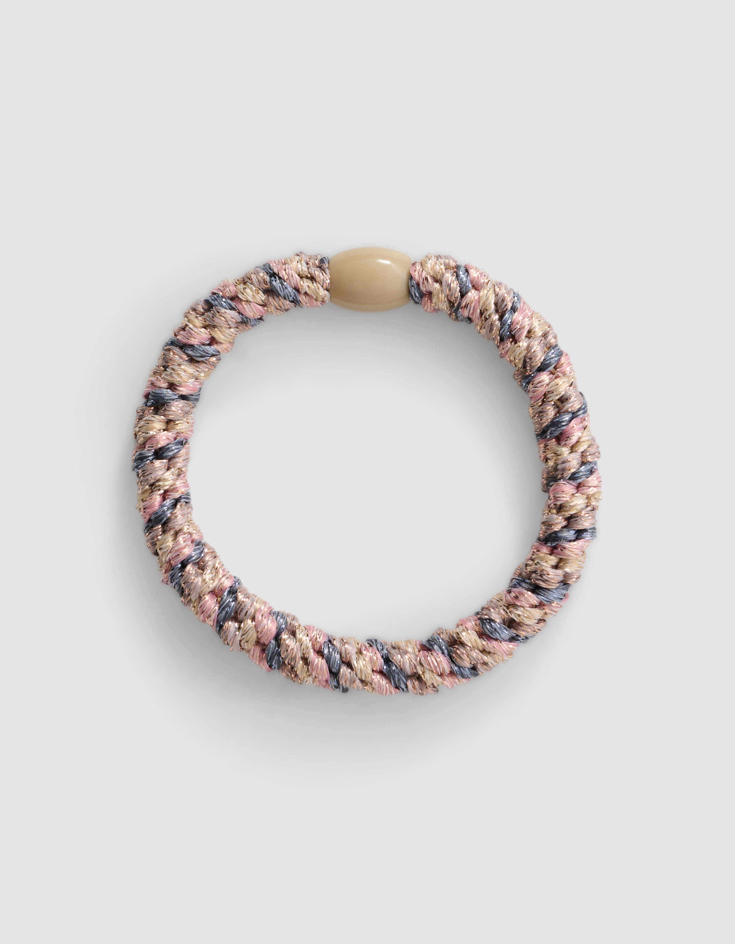 Lurex Haarelastiek Goud/Blauw SHOEBY ACCESSOIRES