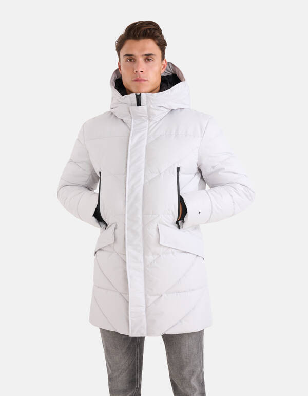 Quilted Jas Lichtgrijs SHOEBY MEN