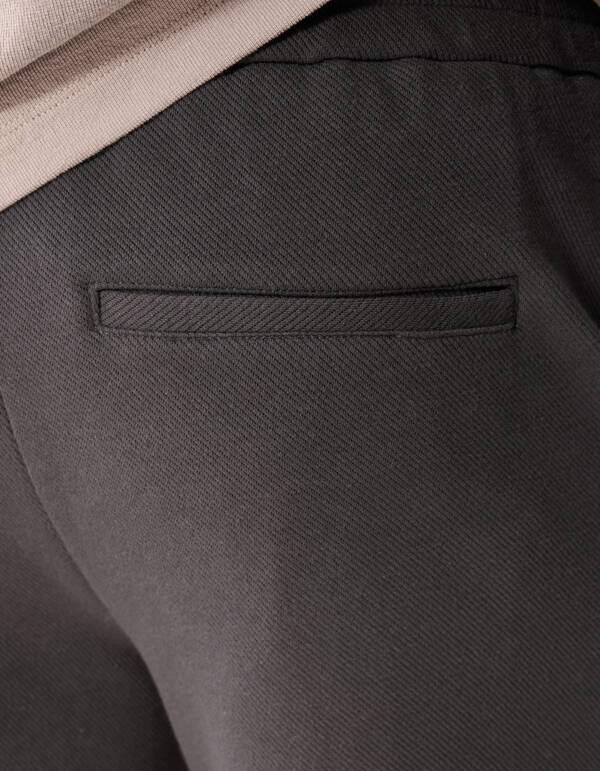 Structuur Regular Fit Short Donkergrijs SHOEBY MEN