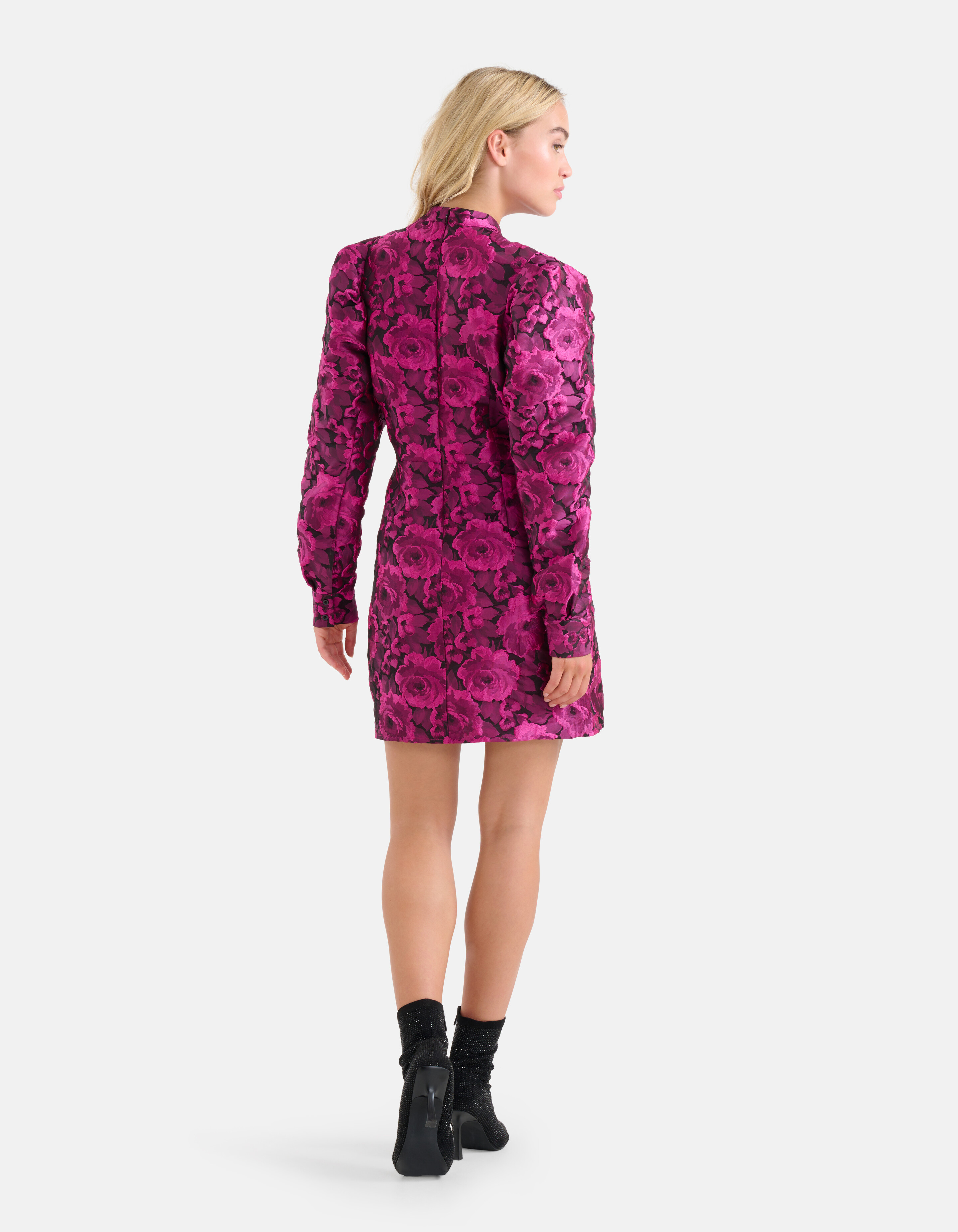 Jacquard Jurk Paars SHOEBY WOMEN