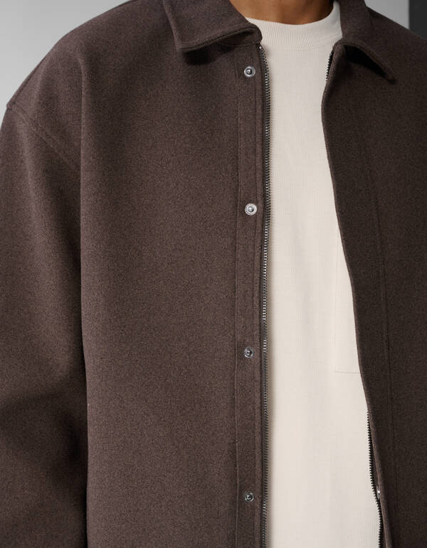 Soft Zip Jack Donkerbruin SHOEBY MEN