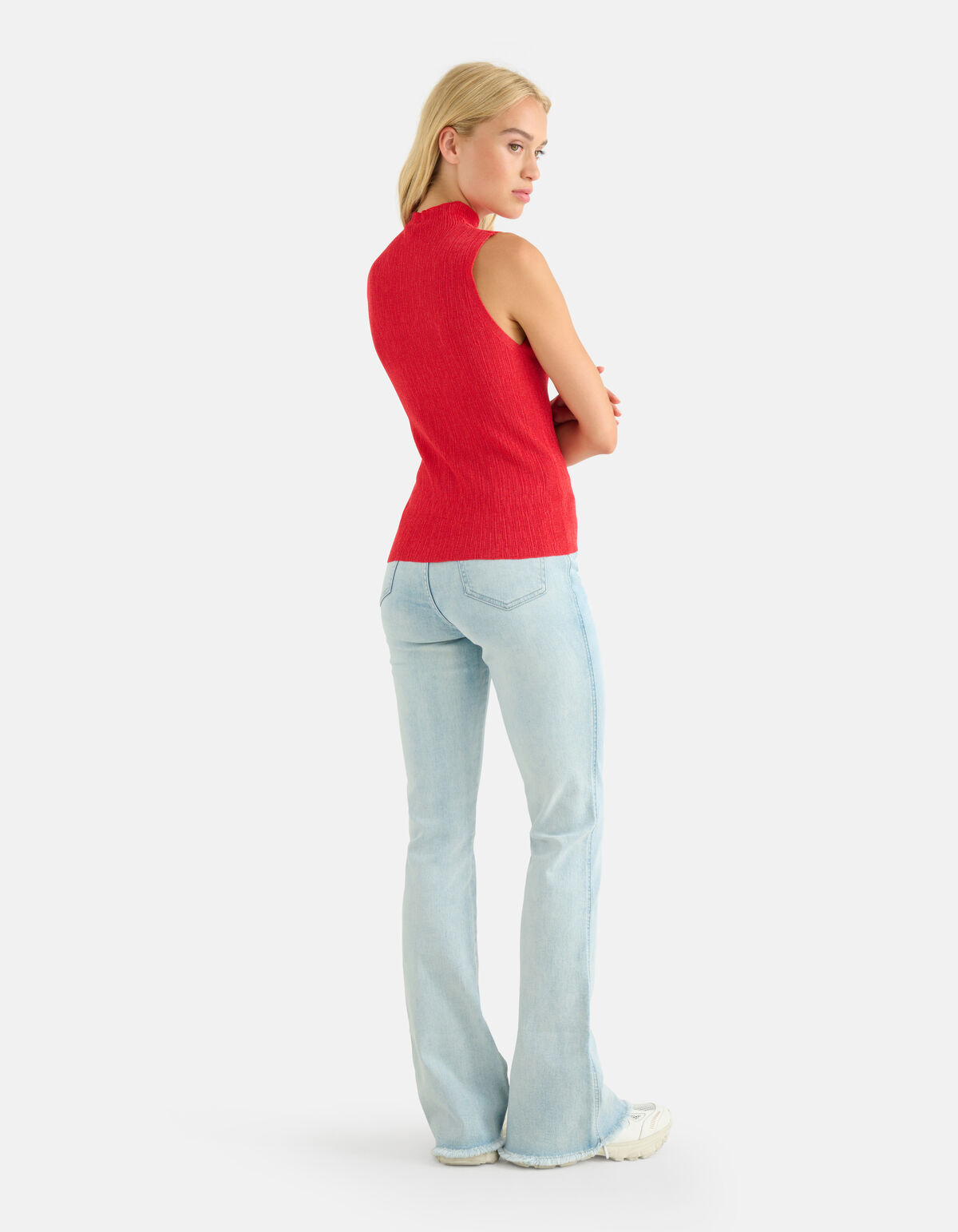 Glitter Top Rood SHOEBY WOMEN