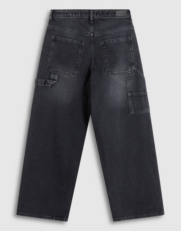 Ultra Baggy Fit Carpenter Jeans Donkergrijs SHOEBY BOYS