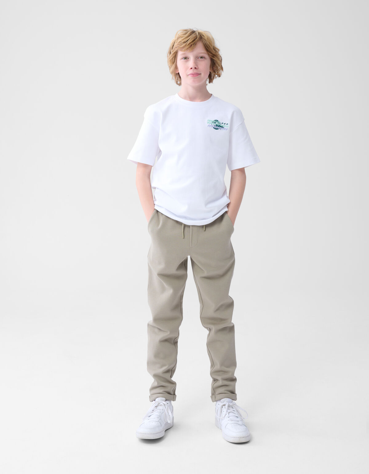 Pique Broek Zand SHOEBY BOYS