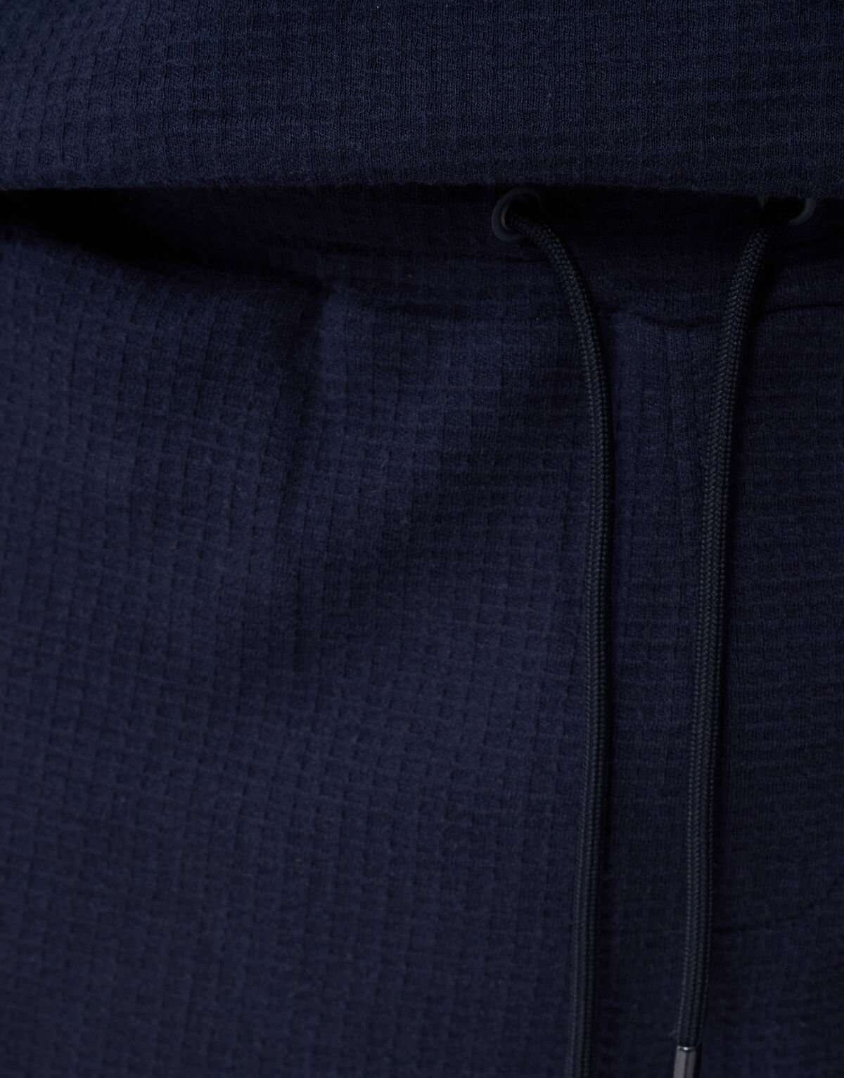 Waffle Structuur Short Donkerblauw SHOEBY MEN