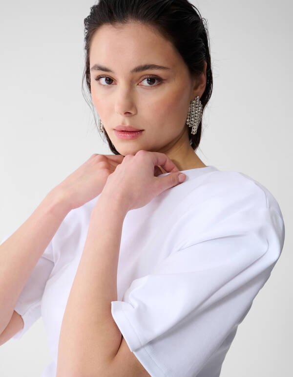 Waisted T-shirt Wit SHOEBY WOMEN