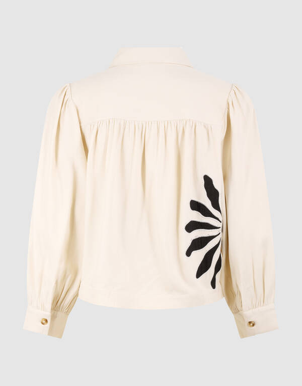 Embroidery Blouse Gebroken Wit SHOEBY WOMEN