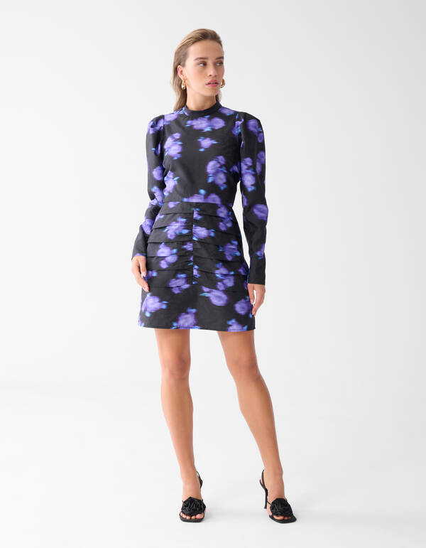 Printed Jurk Zwart SHOEBY WOMEN
