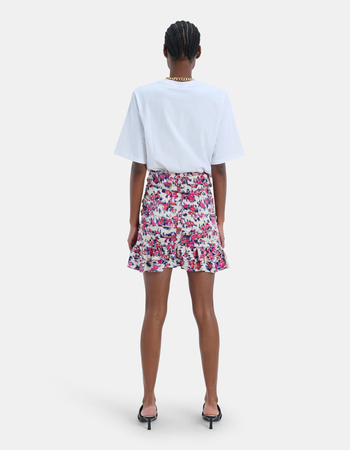 Floral Mini Rok EKSEPT