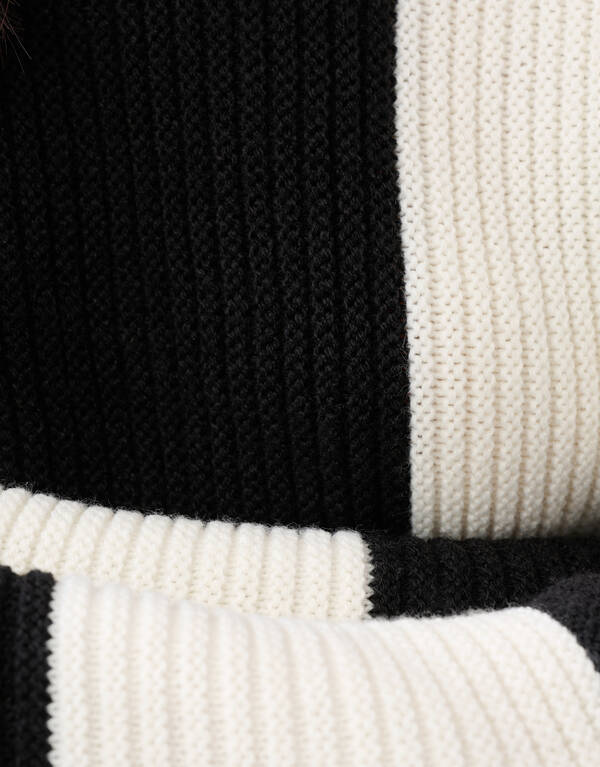 Gestreepte Trui Zwart/Wit SHOEBY WOMEN