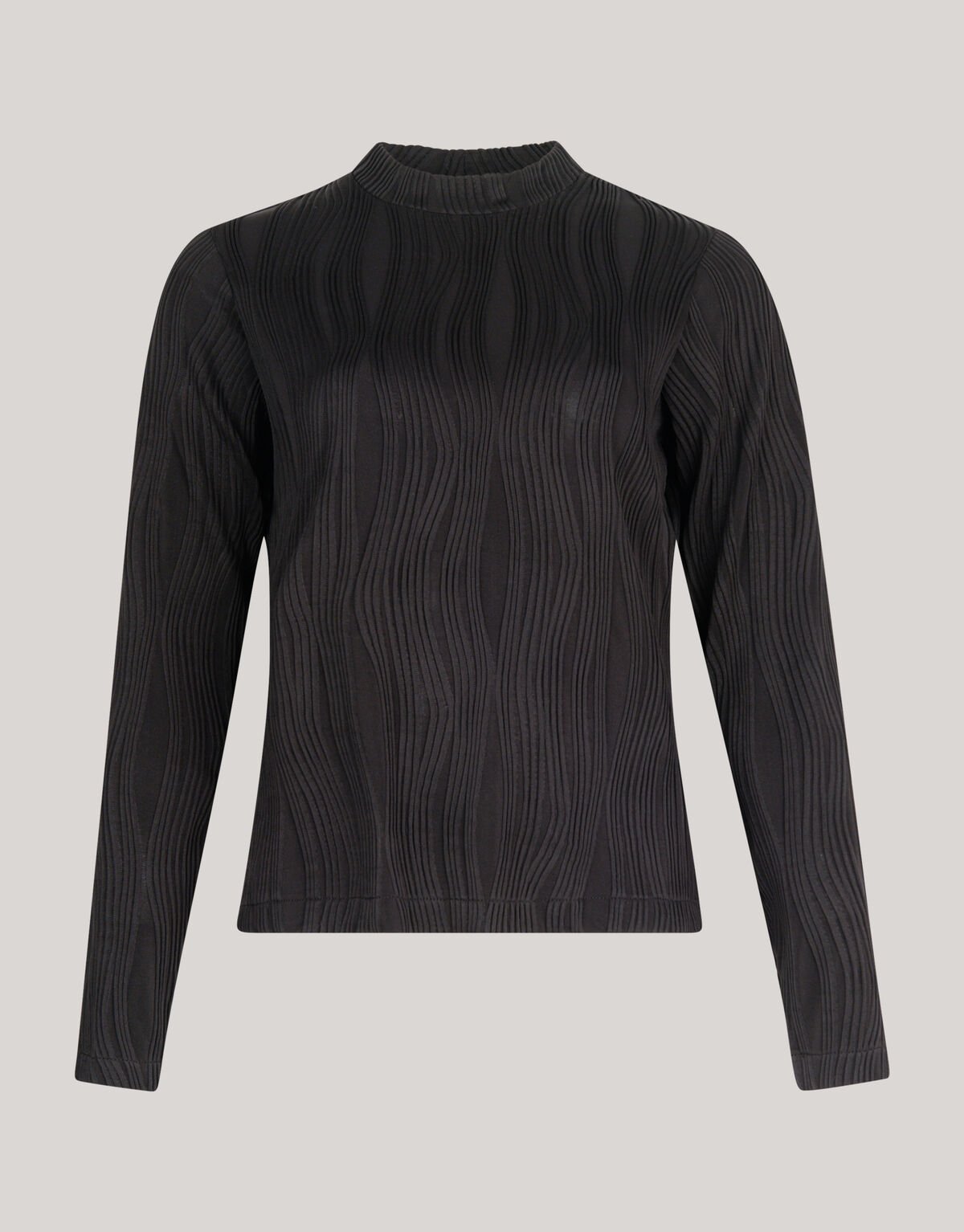 Swirl Crinkle Top Zwart SHOEBY WOMEN