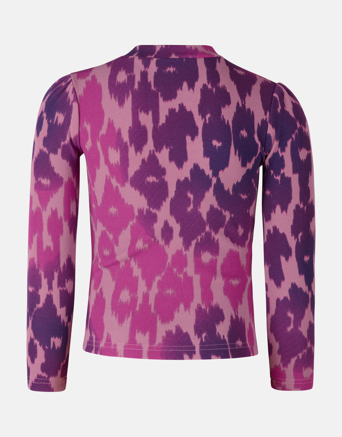 Leopard Rib Top Roze SHOEBY GIRLS