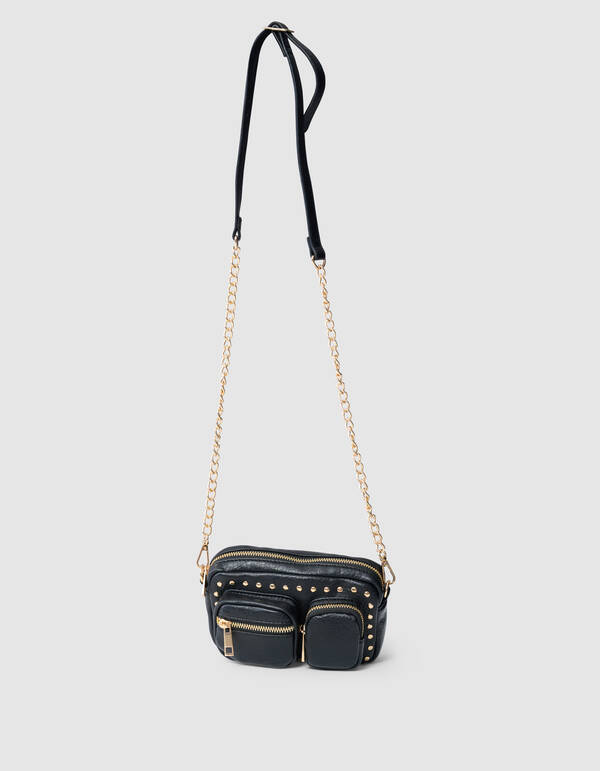 Studs Pocket Tas Zwart SHOEBY ACCESSOIRES