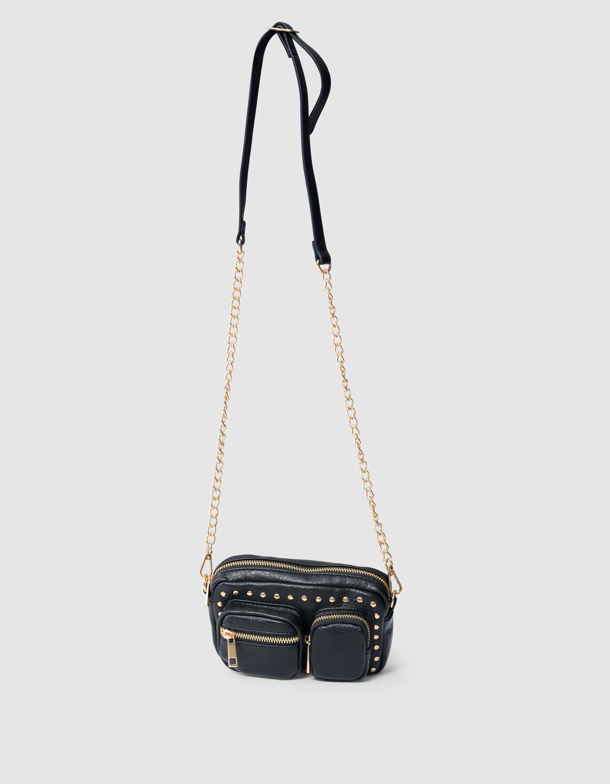 Studs Pocket Tas Zwart SHOEBY ACCESSOIRES