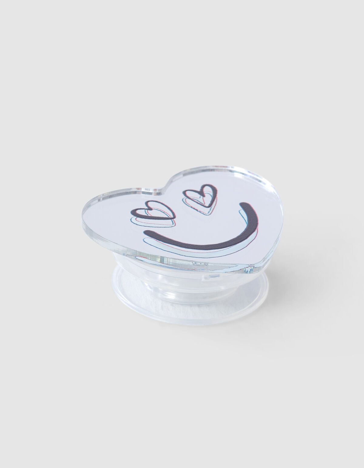 Heart Telefoon Houder Zilver SHOEBY ACCESSOIRES