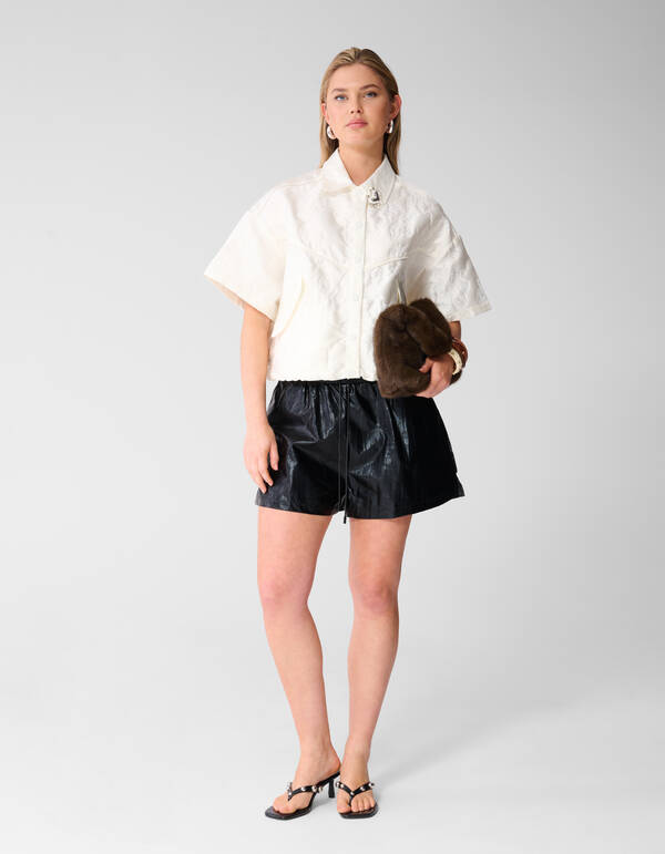 Oversized Jacquard Jack Gebroken Wit SHOEBY WOMEN