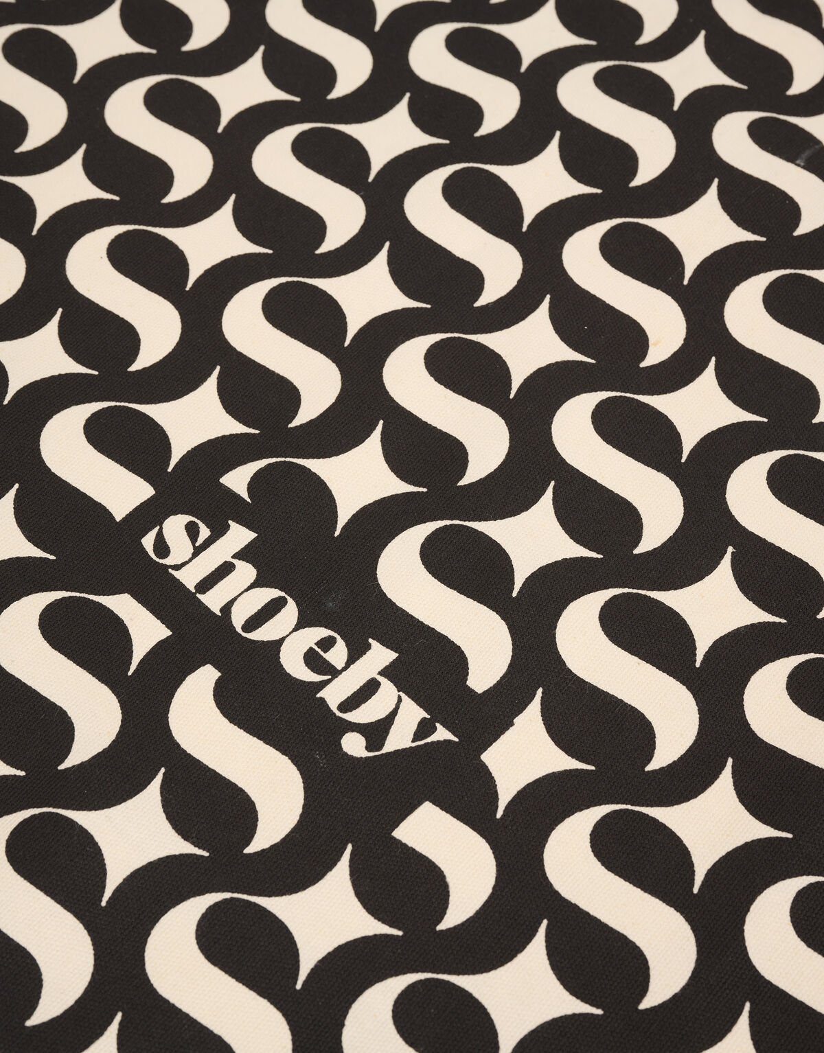 Shoeby Logo Shopper Zwart SHOEBY ACCESSOIRES